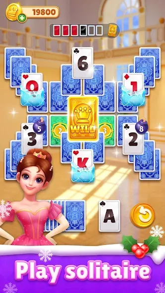 Royal Solitaire Tripeaks — скриншот 1