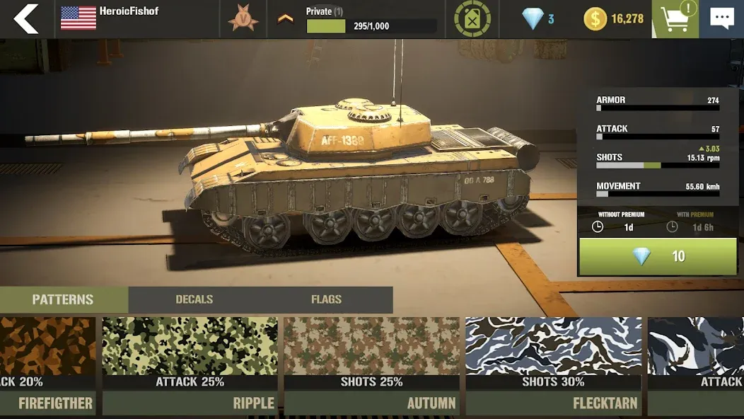 War Machines: Tanks Battle Game — скриншот 4