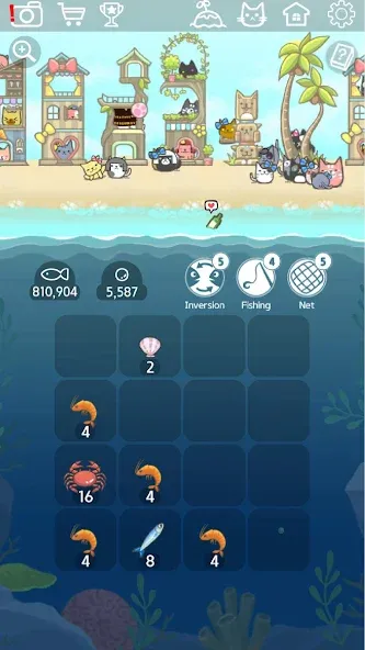 2048 Kitty Cat Island — скриншот 2