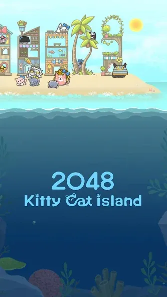 2048 Kitty Cat Island — скриншот 3