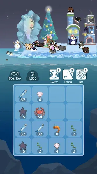2048 Penguin Island — скриншот 1
