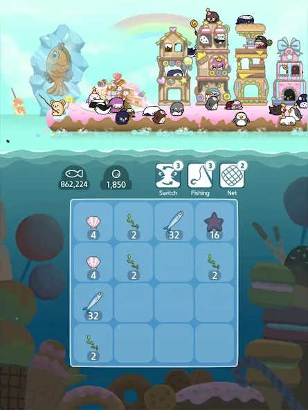 2048 Penguin Island — скриншот 4