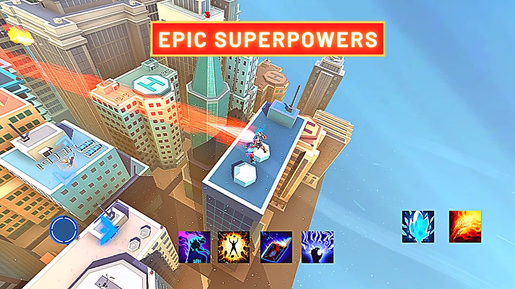 Super hero Flying iron jet man — скриншот 3