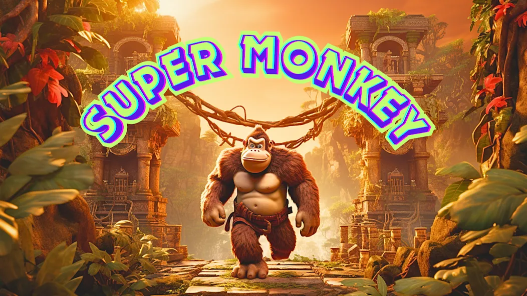 Monkey jungle run kong gorilla — скриншот 1 Monkey jungle run kong gorilla — скриншот 1