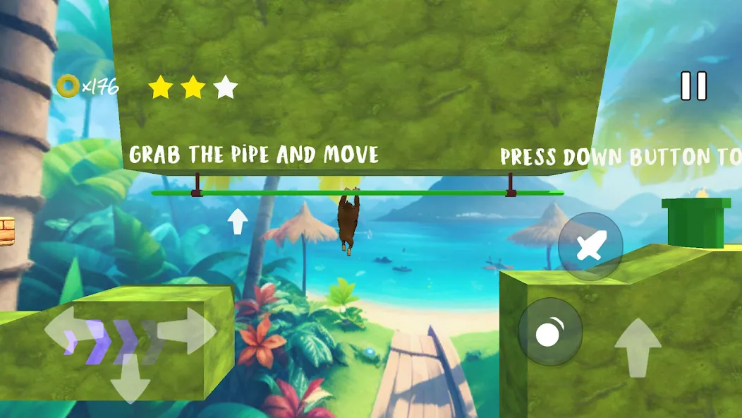 Monkey jungle run kong gorilla — скриншот 5