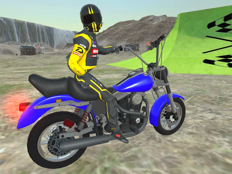 Moto bike Driving: Mega Ramp — скриншот 1
