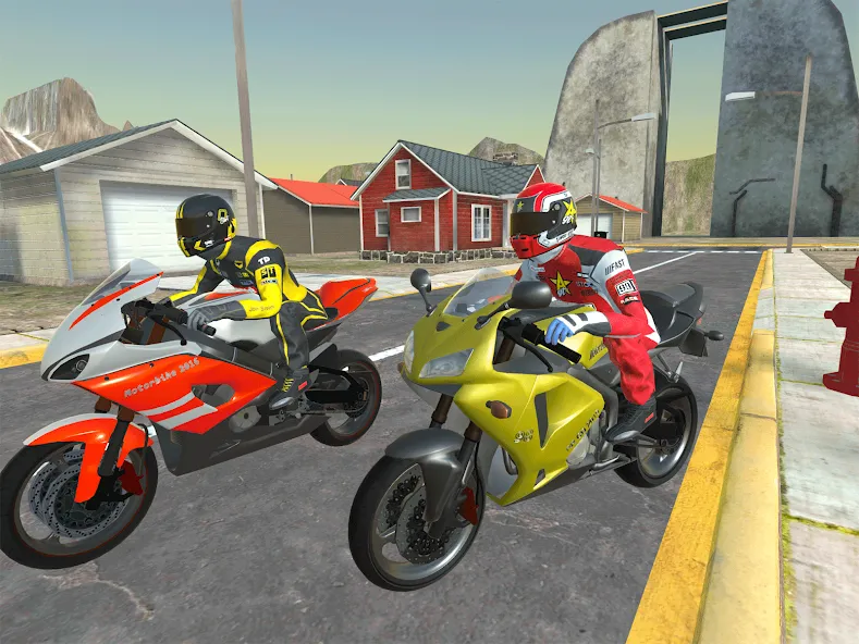 Moto bike Driving: Mega Ramp — скриншот 2