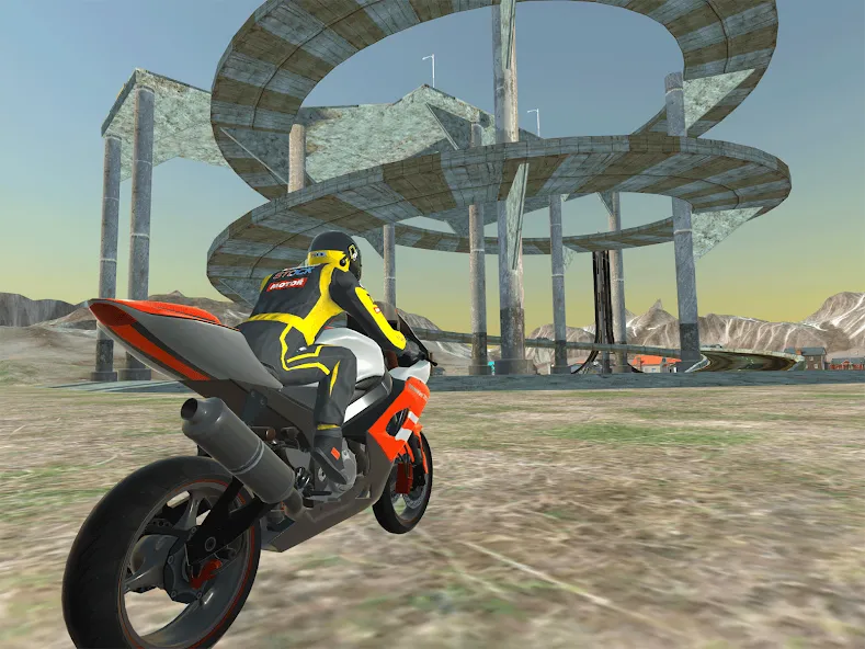 Moto bike Driving: Mega Ramp — скриншот 3
