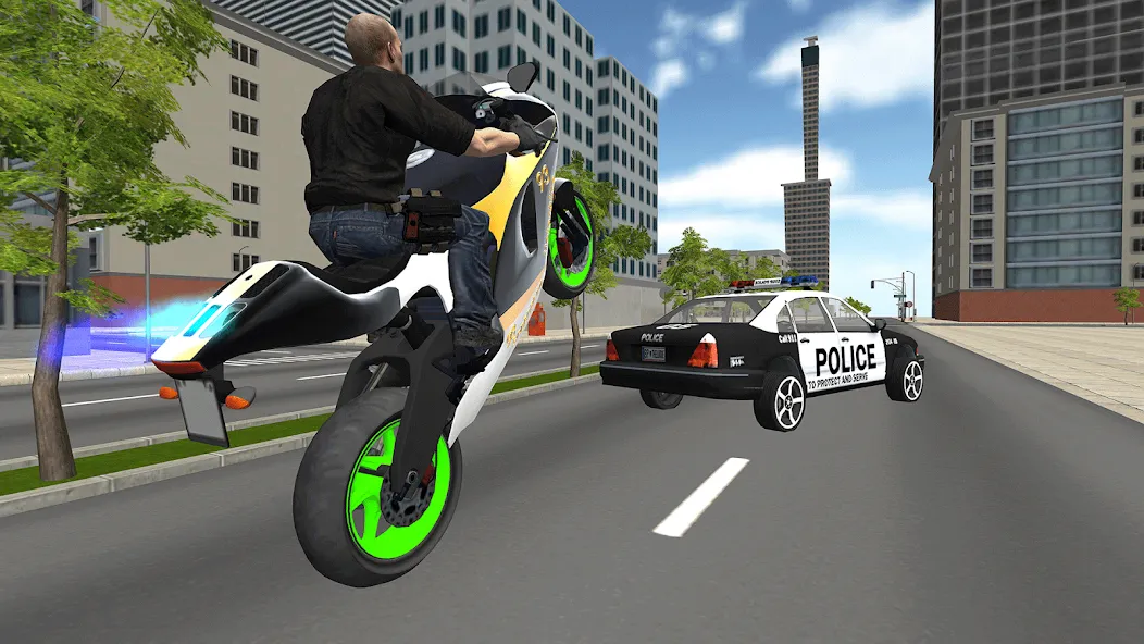 Bike Driving: Police Chase — скриншот 2
