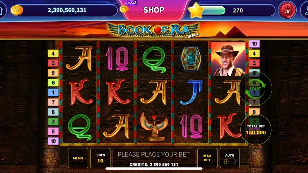 Book of Ra™ Deluxe Slot — скриншот 1