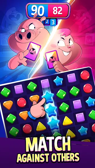 Match Masters - PvP Match 3 — скриншот 1 Match Masters - PvP Match 3 — скриншот 1