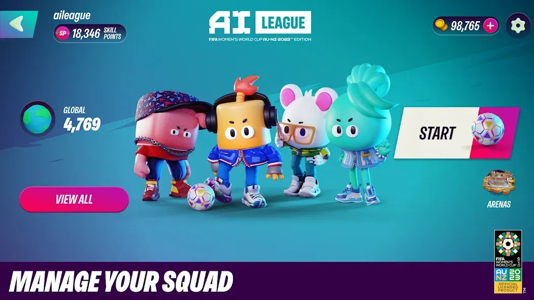 FIFA World Cup AI League — скриншот 2