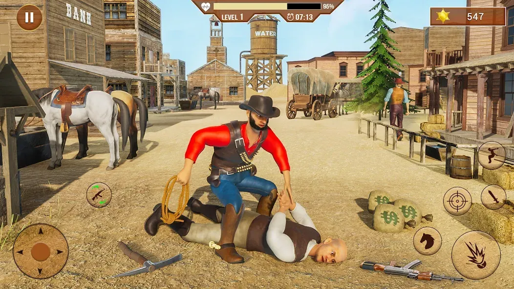 West Cowboy Shooting Games 3D — скриншот 2 West Cowboy Shooting Games 3D — скриншот 2