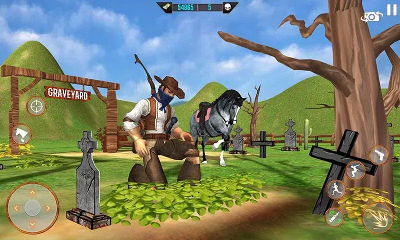 West Cowboy Shooting Games 3D — скриншот 4 West Cowboy Shooting Games 3D — скриншот 4