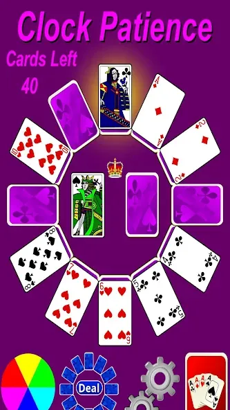 Clock Patience Solitaire — скриншот 1 Clock Patience Solitaire — скриншот 1