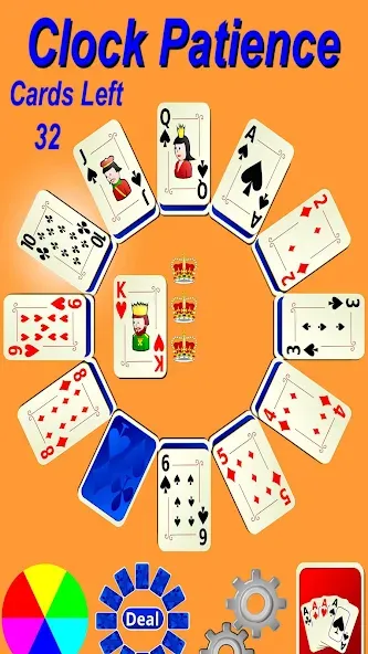 Clock Patience Solitaire — скриншот 2 Clock Patience Solitaire — скриншот 2