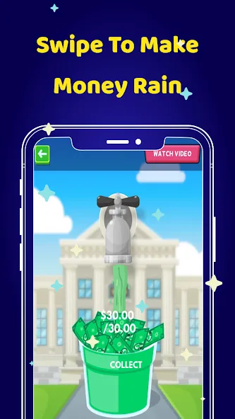 Money Clicker Game -Money Rain — скриншот 4