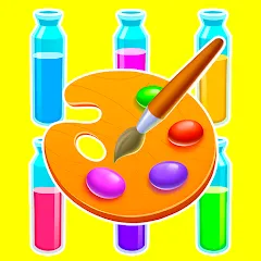Sort Paint: Water Sort Puzzle - MOD Много денег и без рекламы