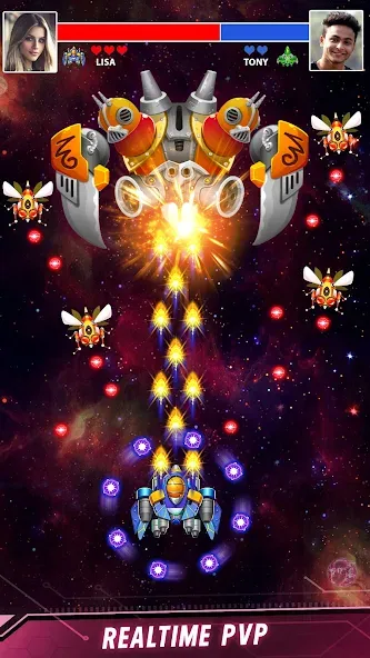 Space shooter - Galaxy attack — скриншот 3 Space shooter - Galaxy attack — скриншот 3