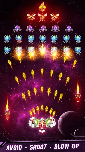 Space shooter - Galaxy attack — скриншот 5