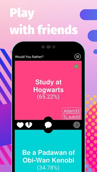 Would You Rather? questions — скриншот 3