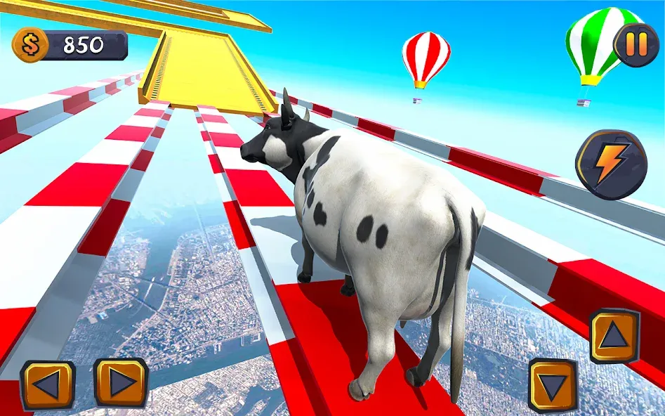 Epic Cow Ramp Rush Run — скриншот 1