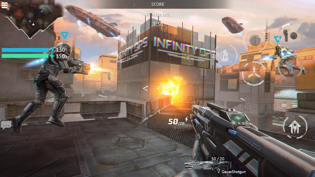 Infinity Ops: Cyberpunk FPS — скриншот 3 Infinity Ops: Cyberpunk FPS — скриншот 3