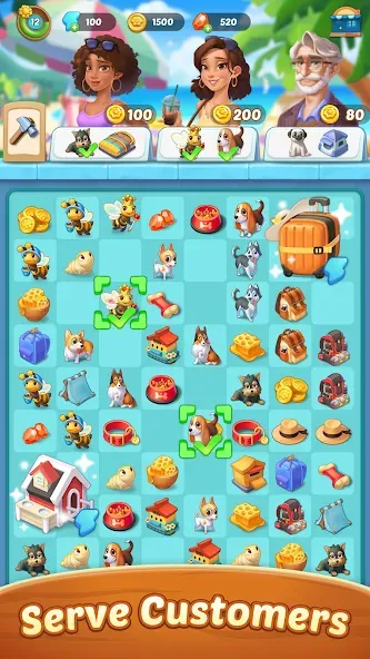 Seaside Escape®: Merge & Story — скриншот 2