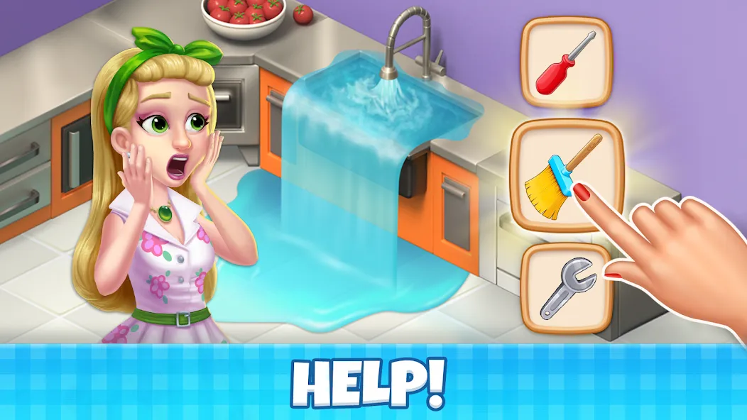 Manor Cafe - Match 3 Puzzle — скриншот 3