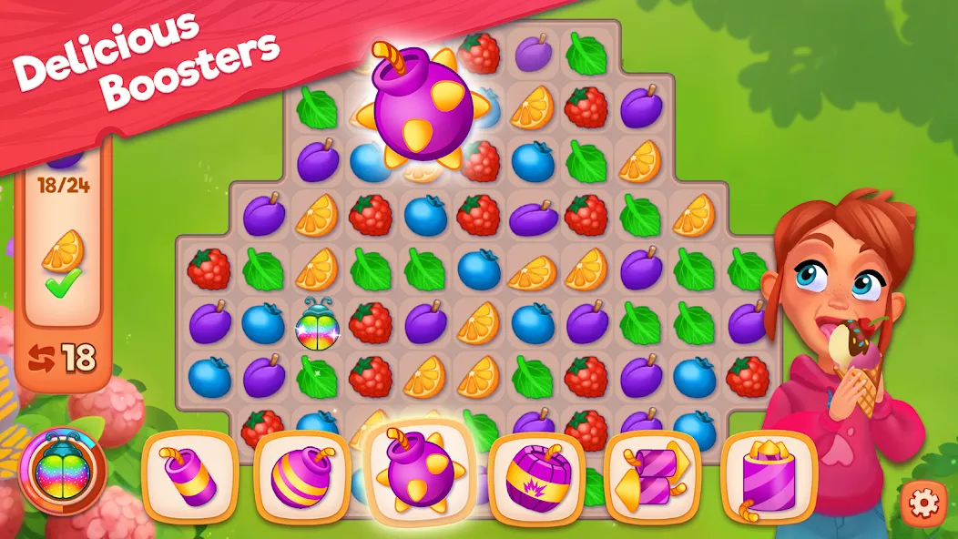 Delicious B&B: Decor & Match 3 — скриншот 4
