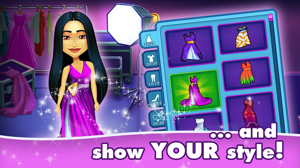 Fabulous 5: Fashion & Dress-up — скриншот 4 Fabulous 5: Fashion & Dress-up — скриншот 4