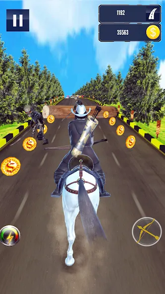 Cowboy Horse Run — скриншот 1