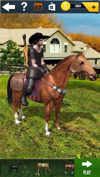 Cowboy Horse Run — скриншот 3