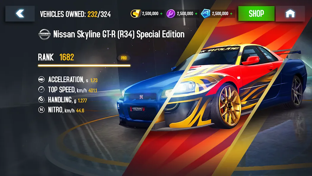 Asphalt 8 - Car Racing Game — скриншот 2