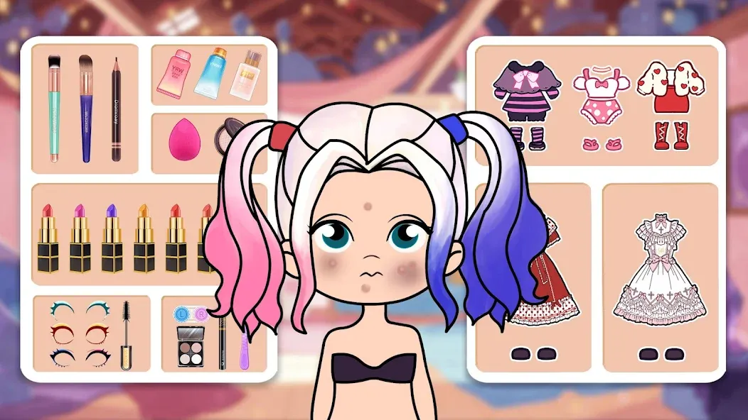 Doll Dress Up - Makeup Games — скриншот 2