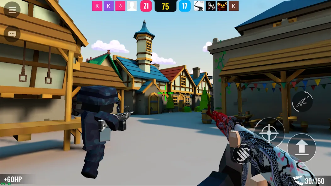BLOCKFIELD — 5v5 PvP Shooter — скриншот 1
