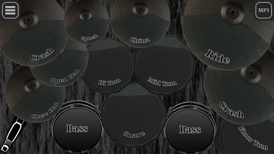 Drum kit (Drums) free — скриншот 2 Drum kit (Drums) free — скриншот 2