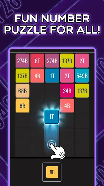 Join Blocks 2048 Number Puzzle — скриншот 1