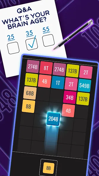Join Blocks 2048 Number Puzzle — скриншот 2