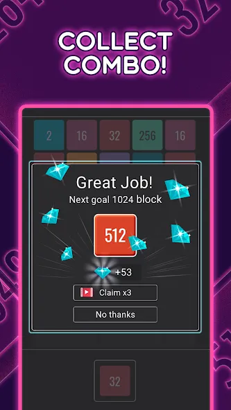Join Blocks 2048 Number Puzzle — скриншот 4