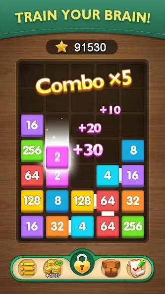 Merge Puzzle - Number Games — скриншот 3