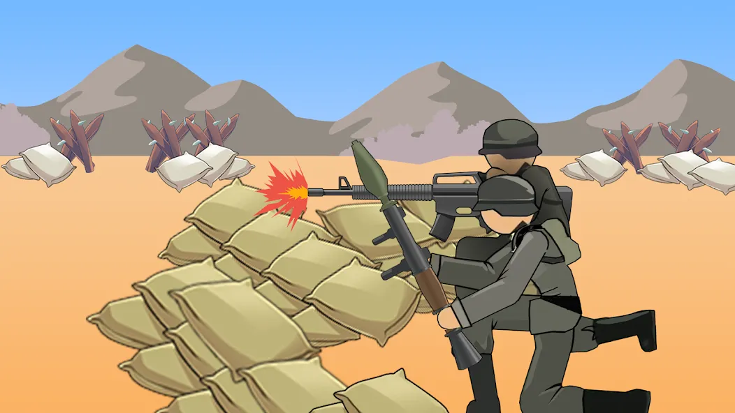 Stickman WW2 — скриншот 2