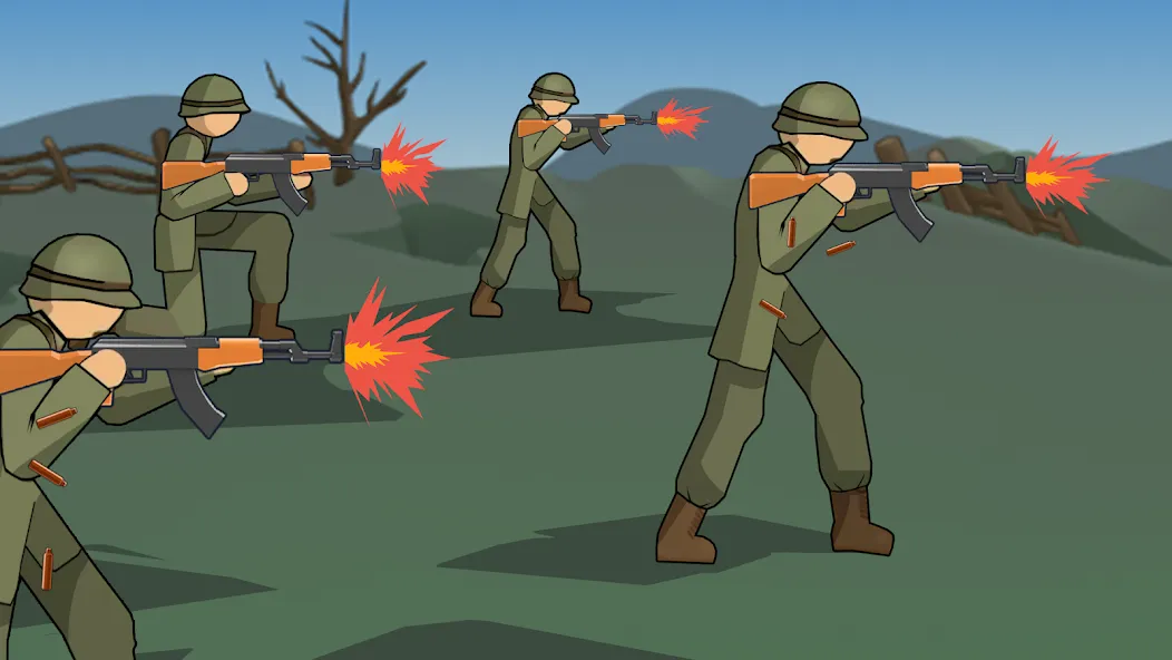 Stickman WW2 — скриншот 3