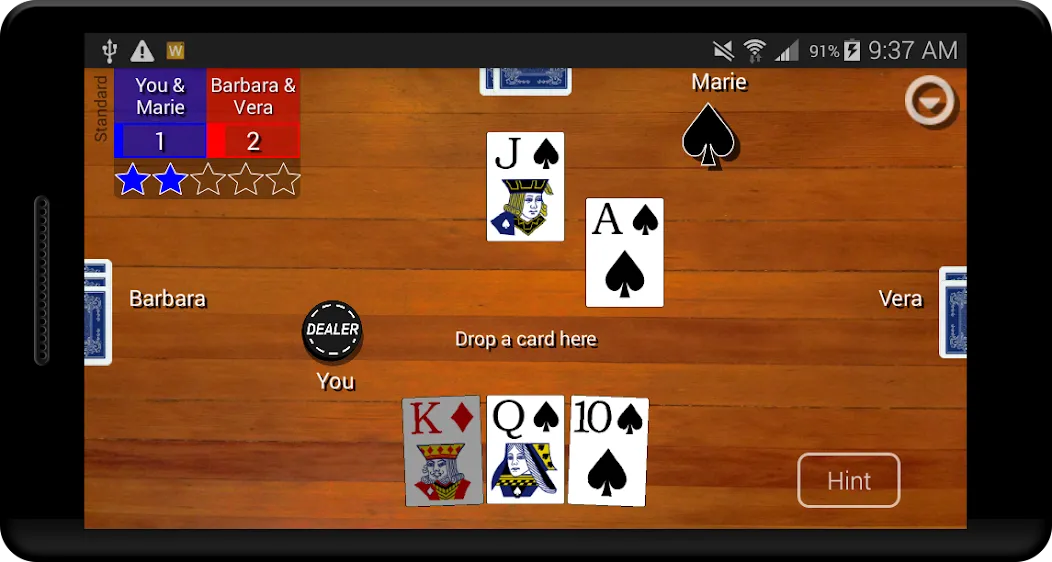 Euchre Card Classic — скриншот 2