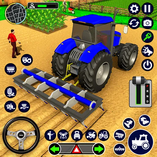 Real Tractor Driving Simulator — скриншот 1