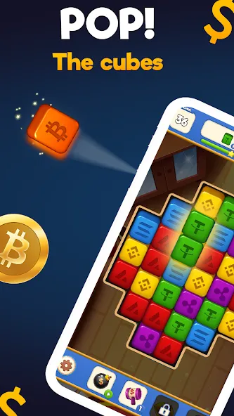 Crypto Blocks Puzzle Challenge — скриншот 1