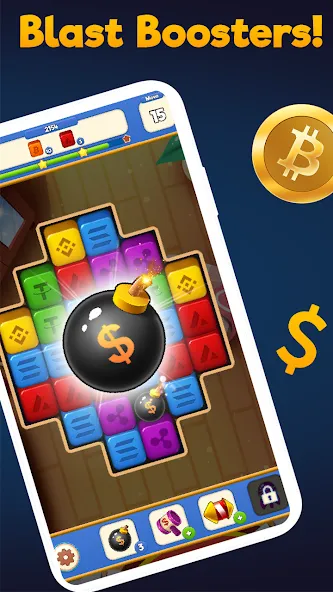 Crypto Blocks Puzzle Challenge — скриншот 3