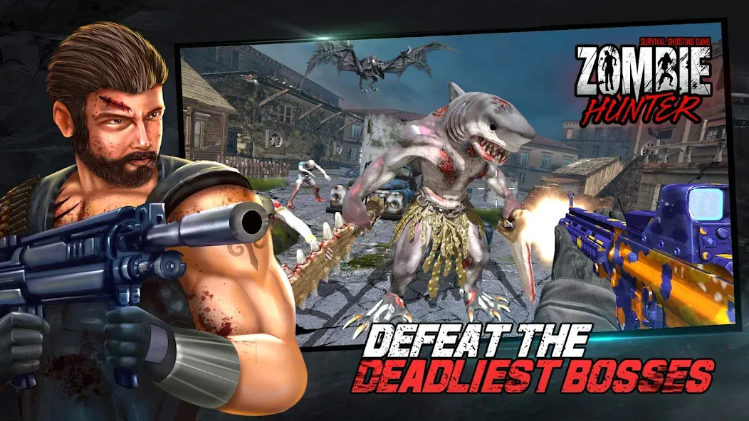 Zombie Hunter - Shooting Game — скриншот 2