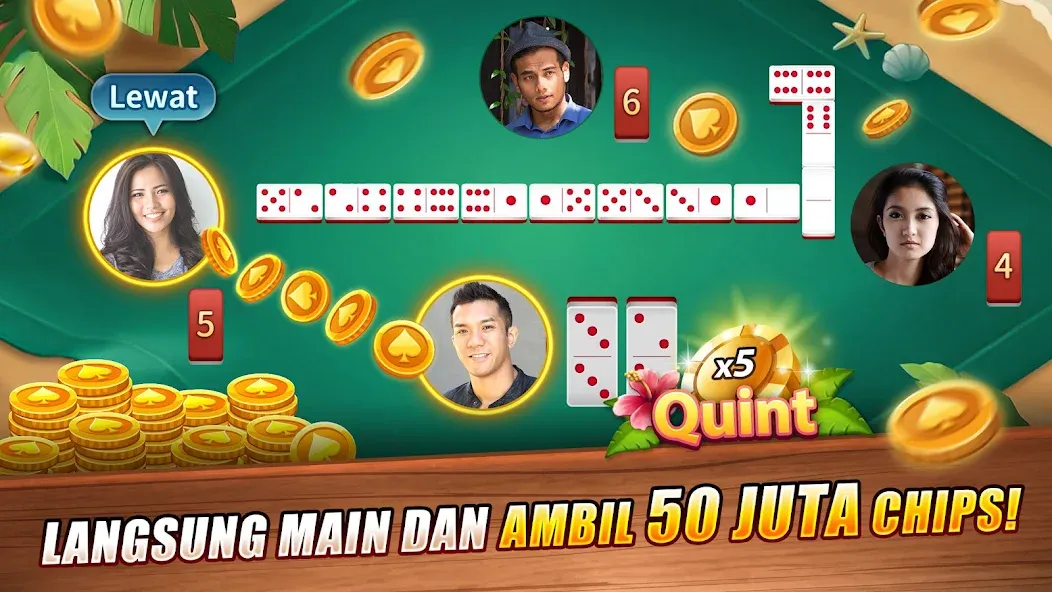 LUXY Domino Gaple QiuQiu Poker — скриншот 1