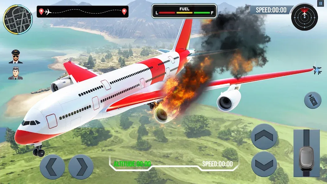 Airplane Simulator Plane Games — скриншот 4 Airplane Simulator Plane Games — скриншот 4